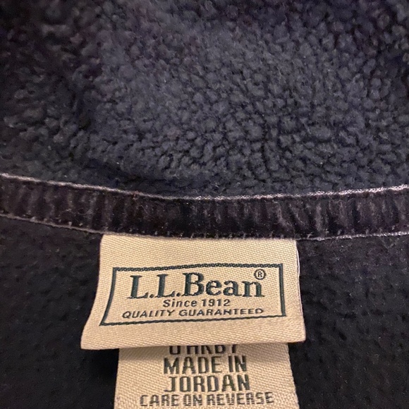 L.L Bean Vintage Fleece Christmas Sweater 90s Sz L - Picture 2 of 4